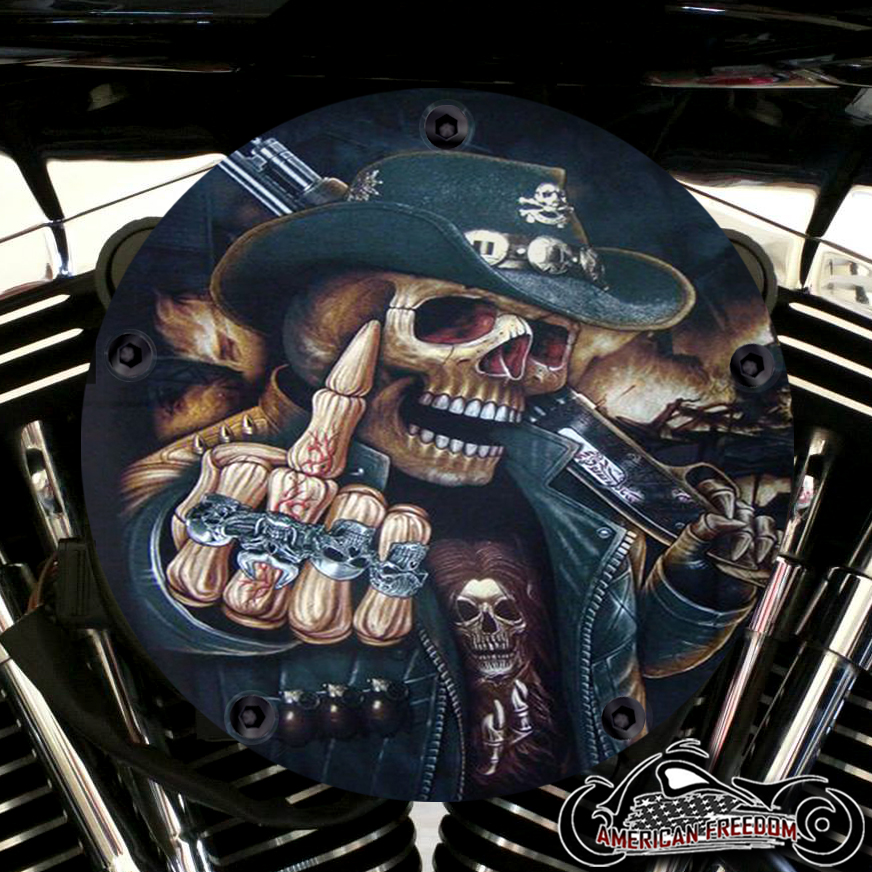 Harley Davidson High Flow Air Cleaner Cover - Dead Cowboy